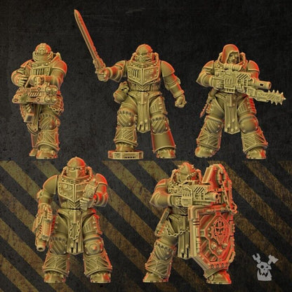 Set of 5 Metal Brotherhood Build Kit