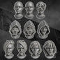 Unholy Space Coven Base Heads Set
