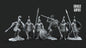 Set of 6 hoplites on foot