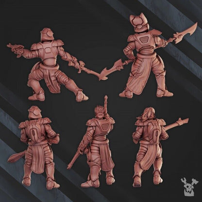 Set of 5 Star Alves infantry squad