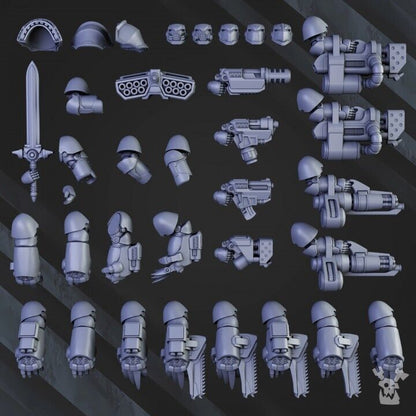 set of 5 Knights of the Citadel