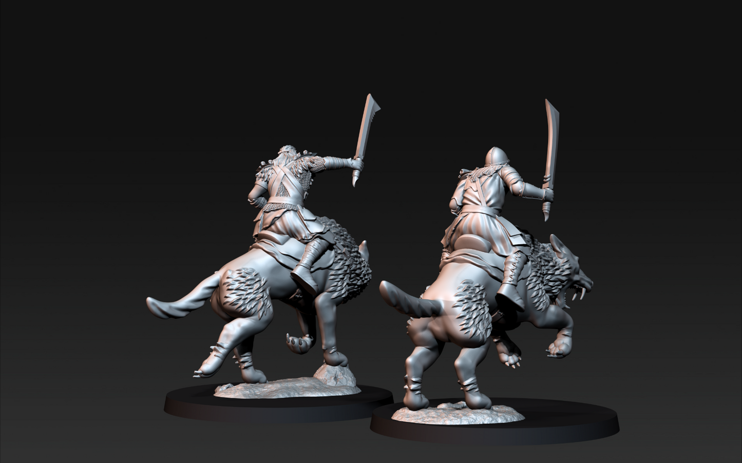 Set of 6 Super Orc Riders