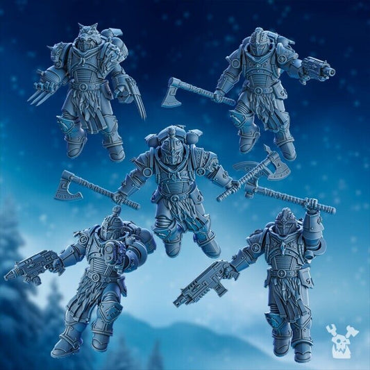 Set of 5 Tempest Wolves Squad