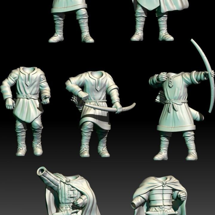 Set of 7 Horse lord Militia