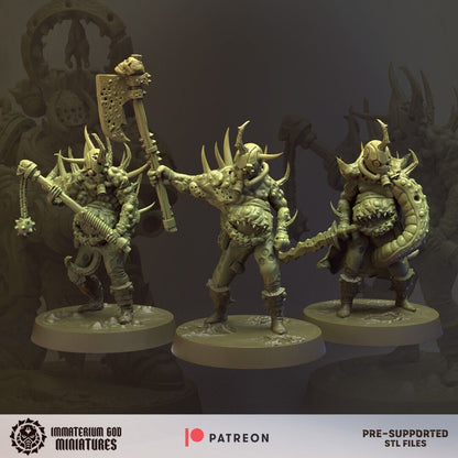 Set of 10 Plague Walkers