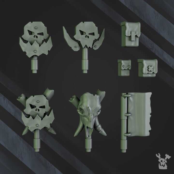 Set of 5 Porkaz Grorks Build Kit