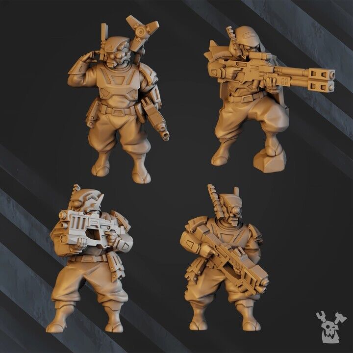 Set of 4 Midnight Sun Covenant Operation Team