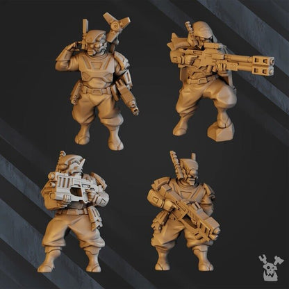 Set of 4 Midnight Sun Covenant Operation Team