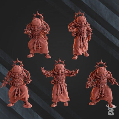 Set of 5 Shock Jazz Priests