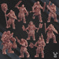 Set of 10 Mad Hyenas Squad