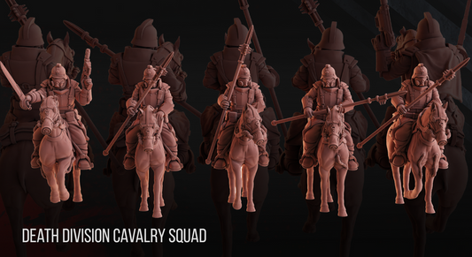 Set of 5 Death Division Cavalry Squad