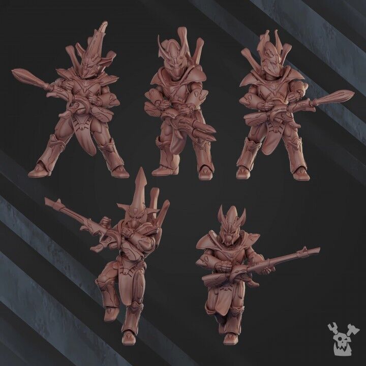 Set of 5 Shadow Blade Squad