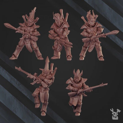 Set of 5 Shadow Blade Squad