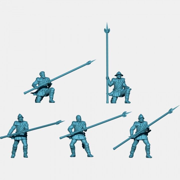 Set of 6 Swan Knights - Men at Arms