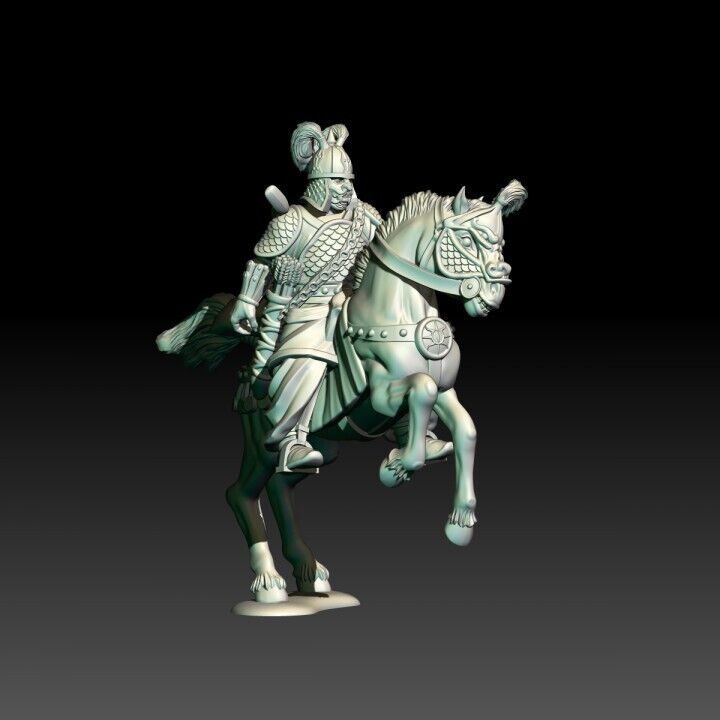 Chariot Rider King on Foot and Mounted