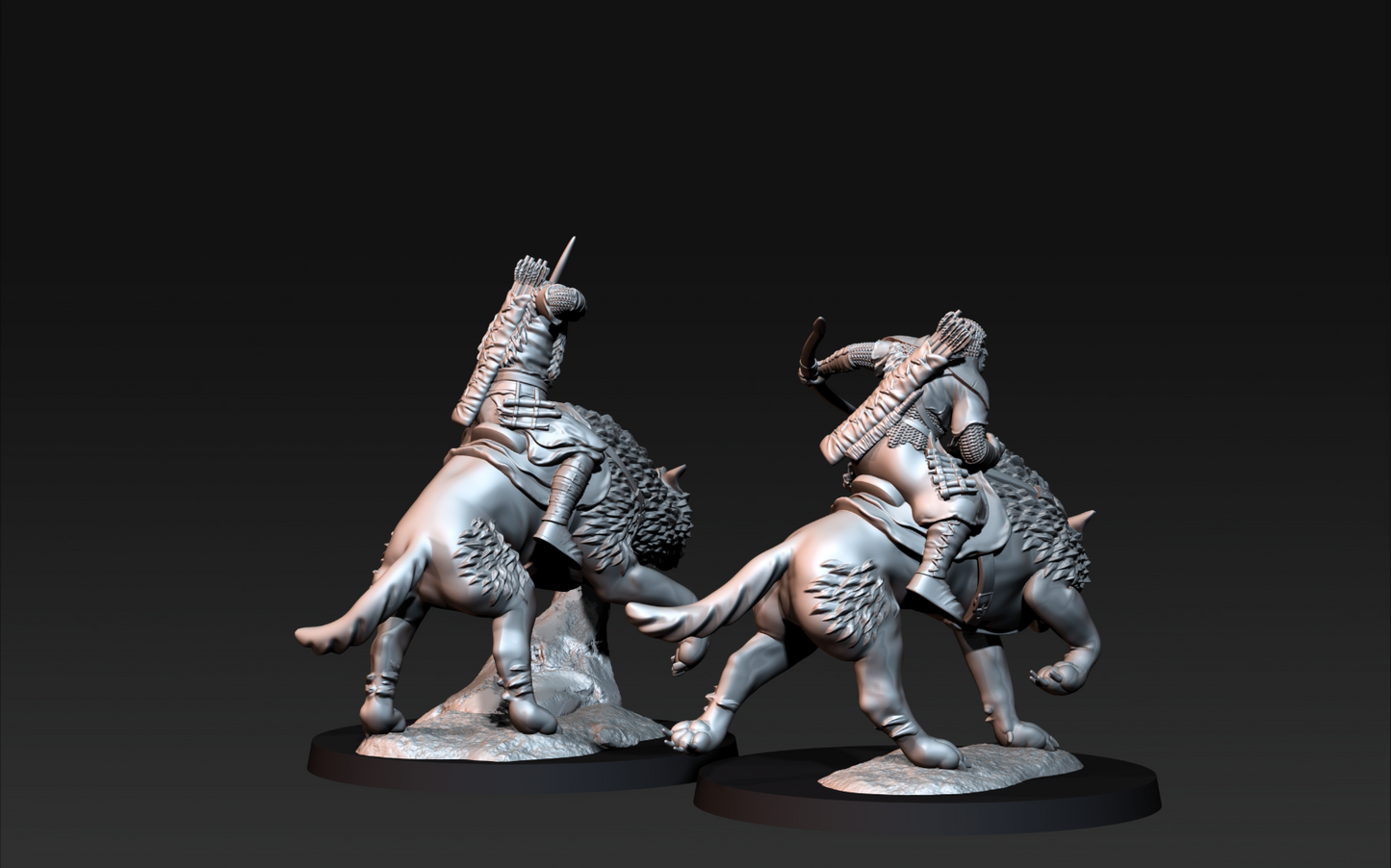 Set of 6 Super Orc Riders