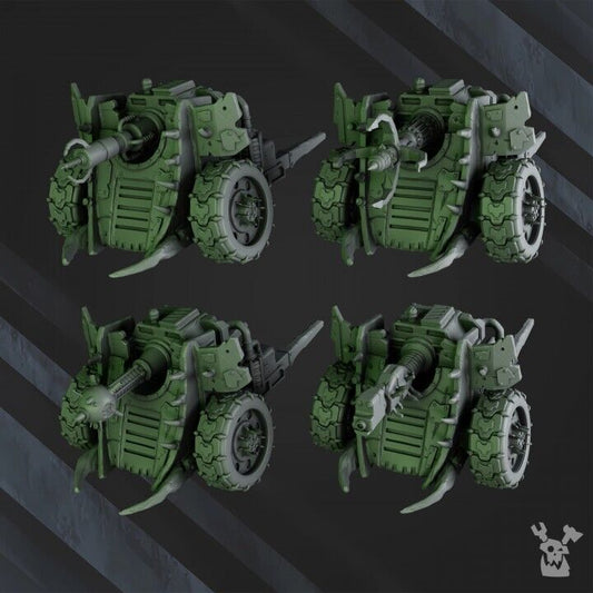 Set of 4 Big Wheelz Gat