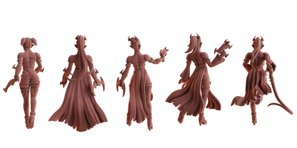 Set of 10 witches