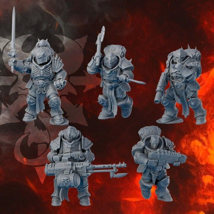 Set of 5 Traitor Squad Build Kit