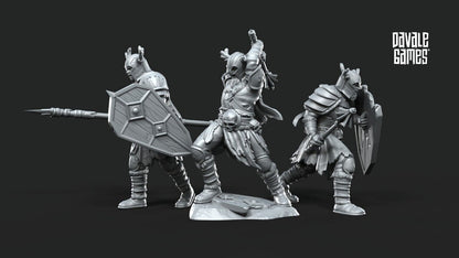 Set of 6 Warriors of Khalum