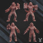 Set of 4 Biomechdroids