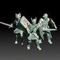 Set of 6 White Tower Soldiers with Swords