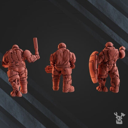 Set of 3 Steam Guard Ogres