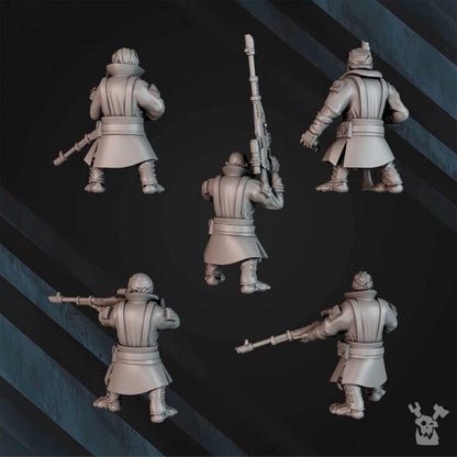 Set of 5 Rattenmann Regiment