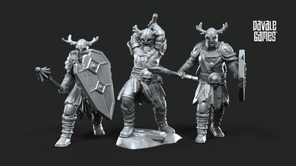 Set of 6 Warriors of Khalum