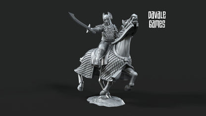 Set of 6 dragon army cavalry