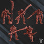 Set of 5 Robot Legion Guardians