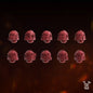 Set of 10 Fire Preachers Heads