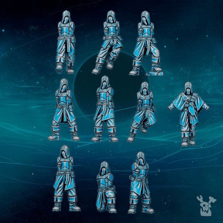 Set of 10 Scylla Cultists