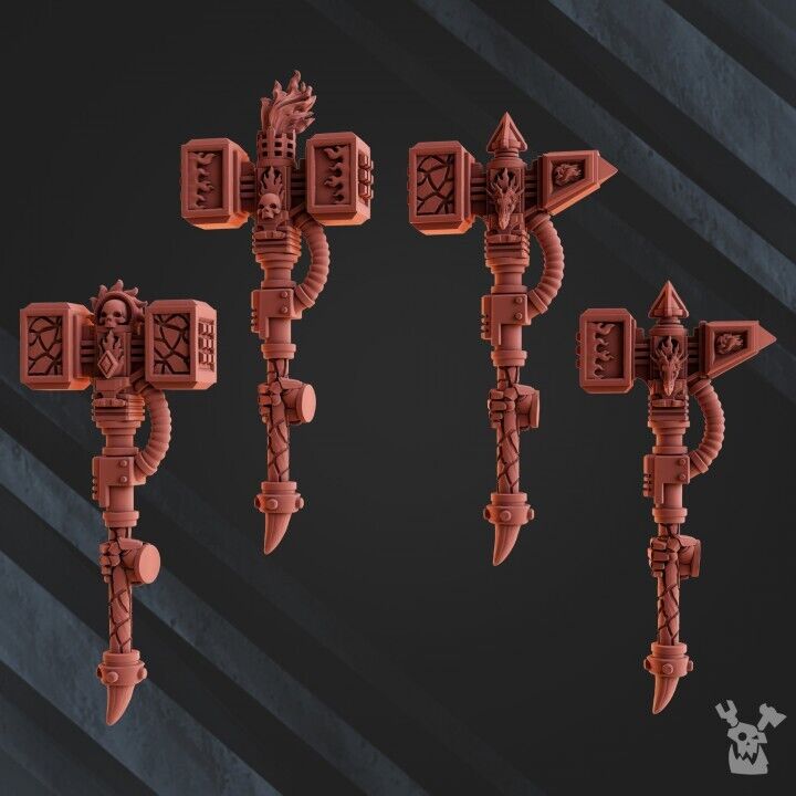 Set of 5 Volcano Armor Squad