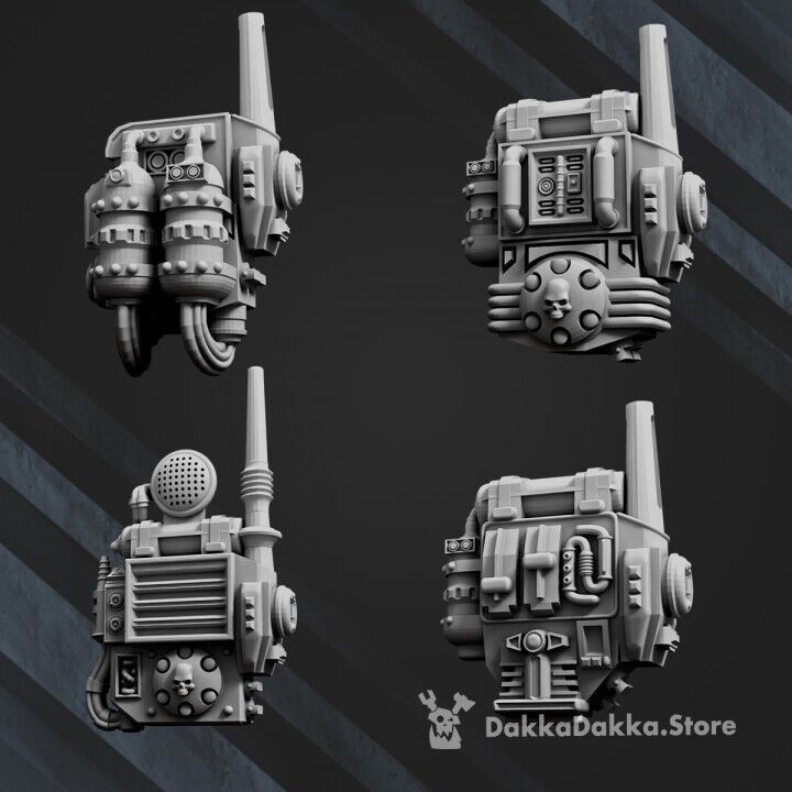 Set of 4 Dawn Guard Command  Backpacks