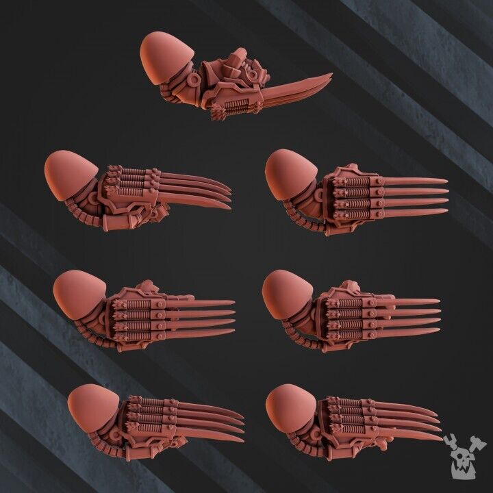 Set of 5 Volcano Armor Squad