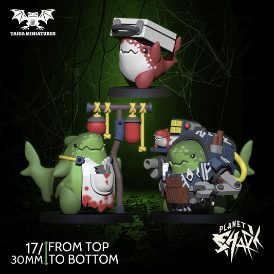 Planet Shark - Green Horde Set