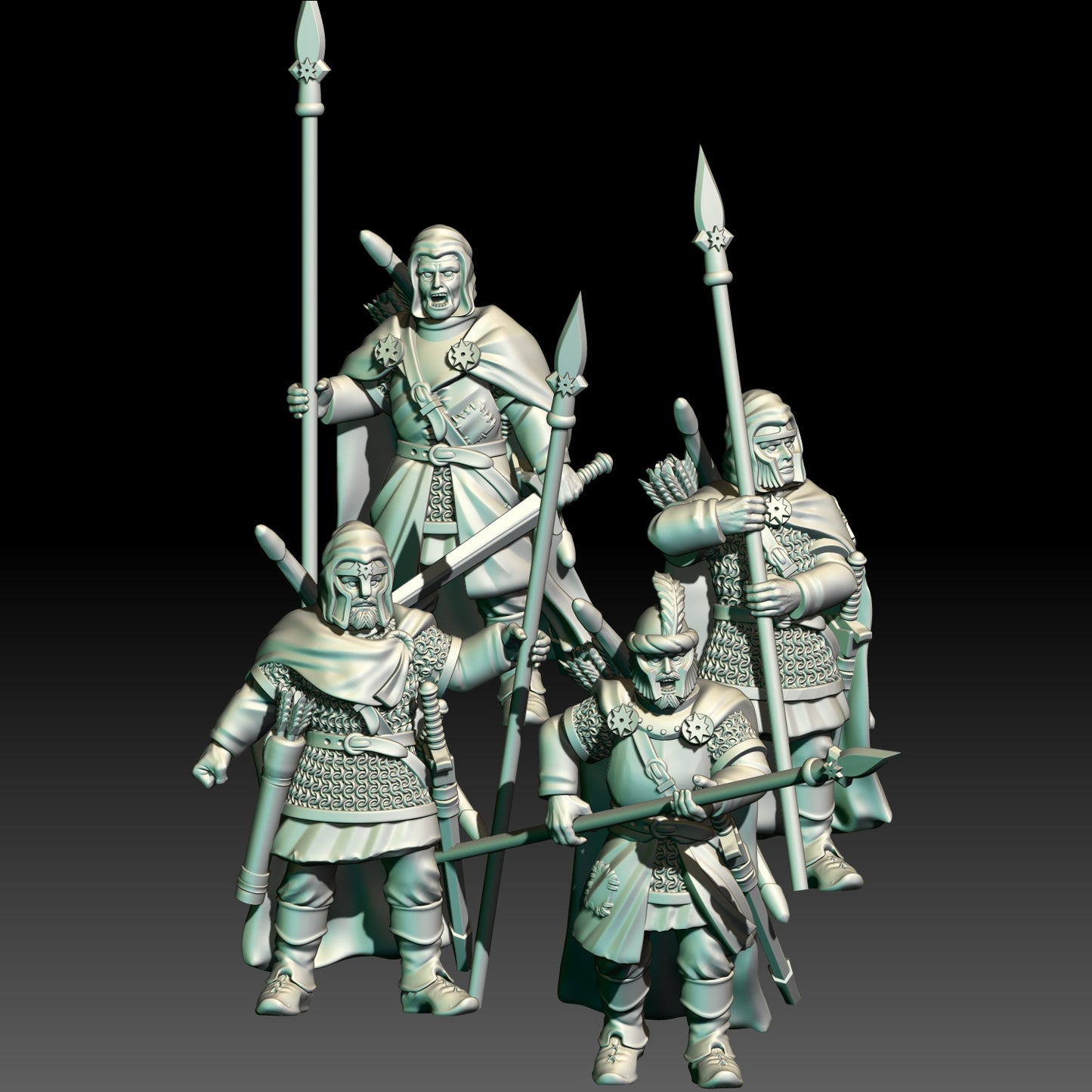 Set of 6 Northern Kingdom Warriors