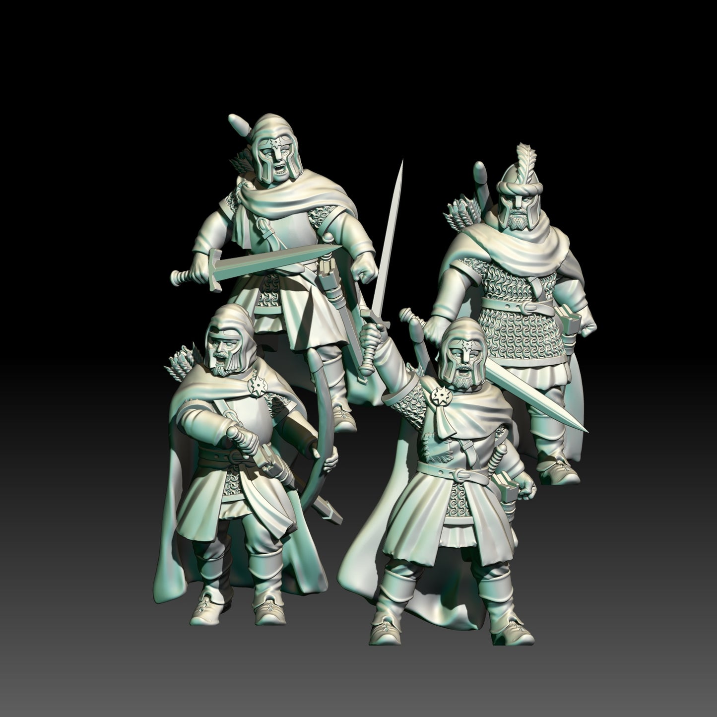 Set of 6 Northern Kingdom Warriors