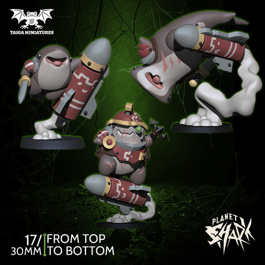 Planet Shark - Rocket Gladiators Set