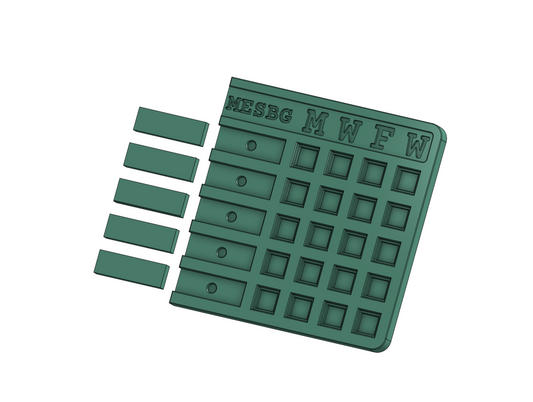 Might, Will, Fate, and Wounds Tracker for the Middle-earth Strategy Battle Game