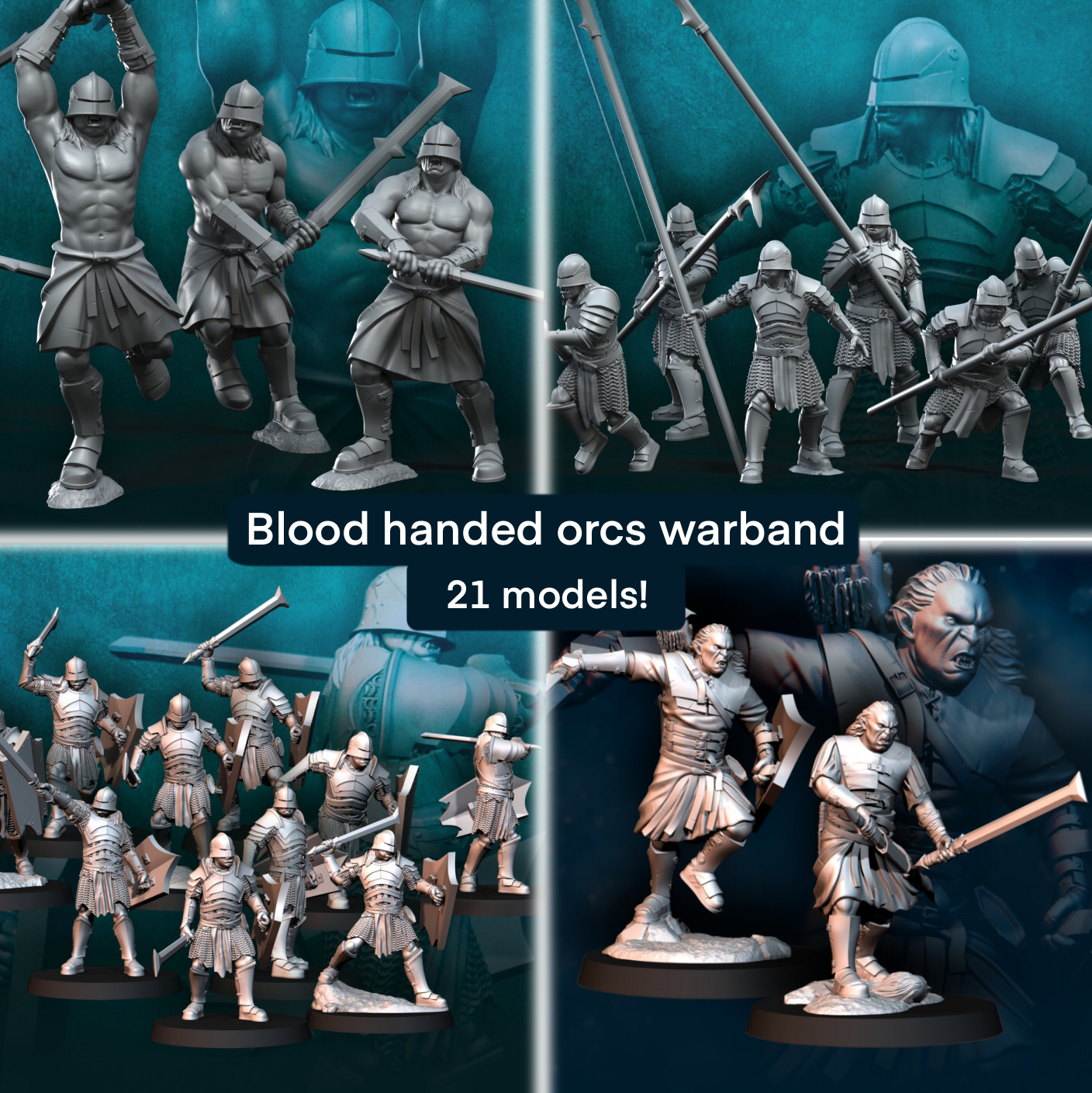 Blood Handed Orcs Warband