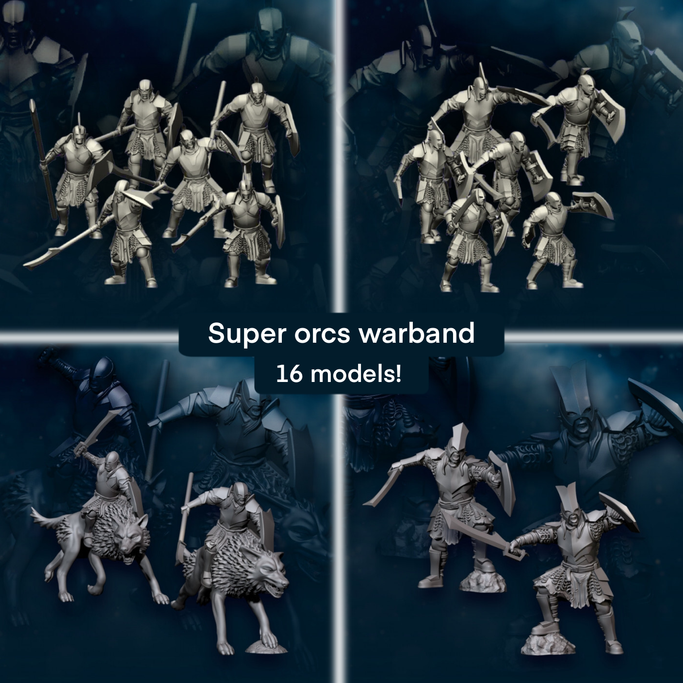 Super Orcs Warband